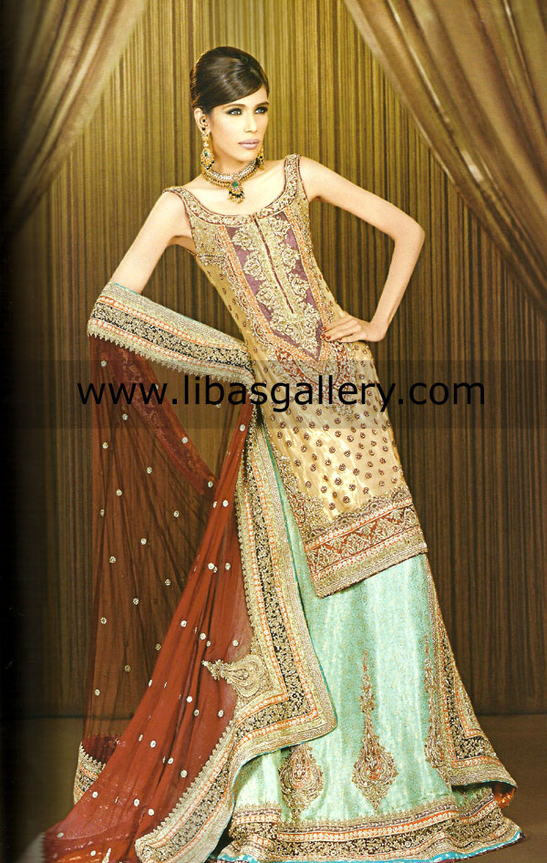 Kamiar Rokni`s Bridal Lehengas Online UK, Bridal Lehengas Manchester, Kamiar Rokni`s Bridal Lehengas Birmingham, UK 