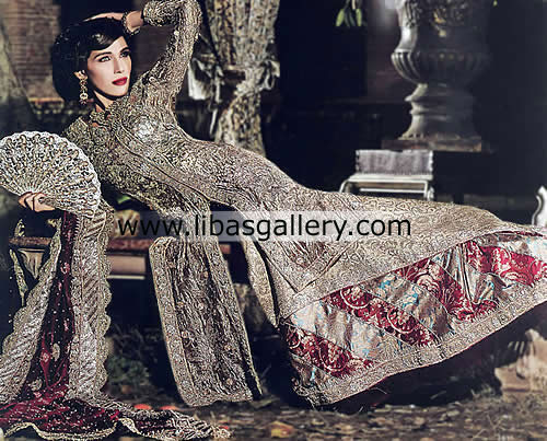 Latest Bridal Couture Week 2013 Collection by Designer Rana Noman New York USA, Asian Bridal Couture 2013 By Rana Noman Buy Online