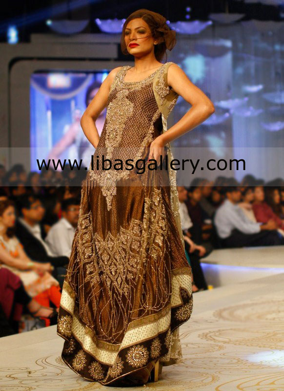 HSY Bridal Shararas For Weddings Special Occasion Formal Party Evening Outfits 2013 at Bridal Couture Week Maryland, New Jersey, Washington D.C Bridal Wear