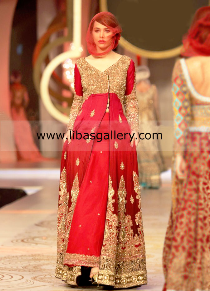 hsy red bridal collection