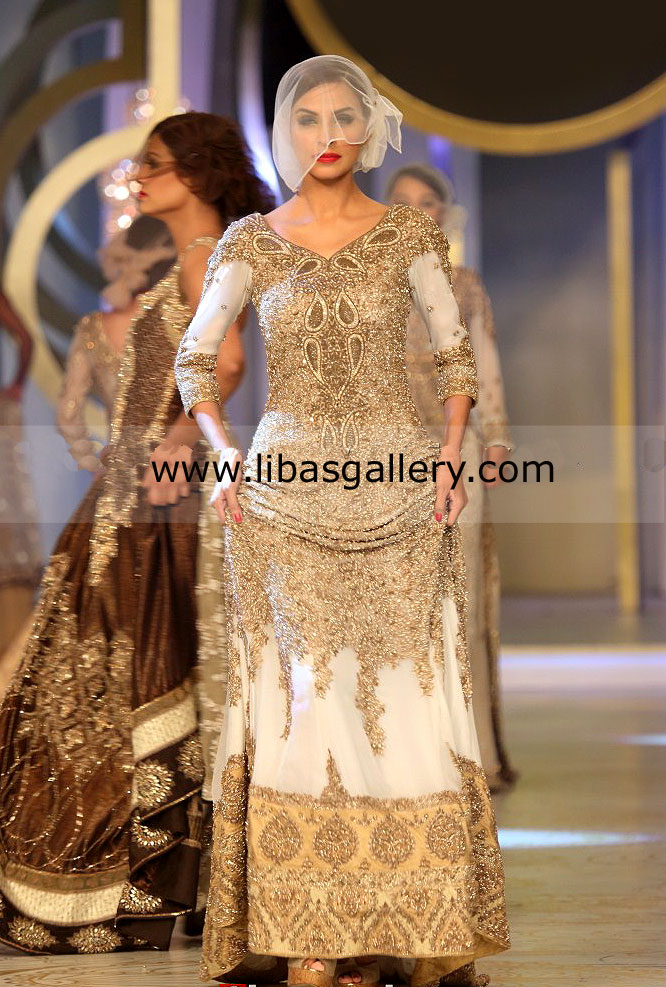 Hsy Designers Pakistan Hsy Wedding Bridal Lehenga Dress 2013