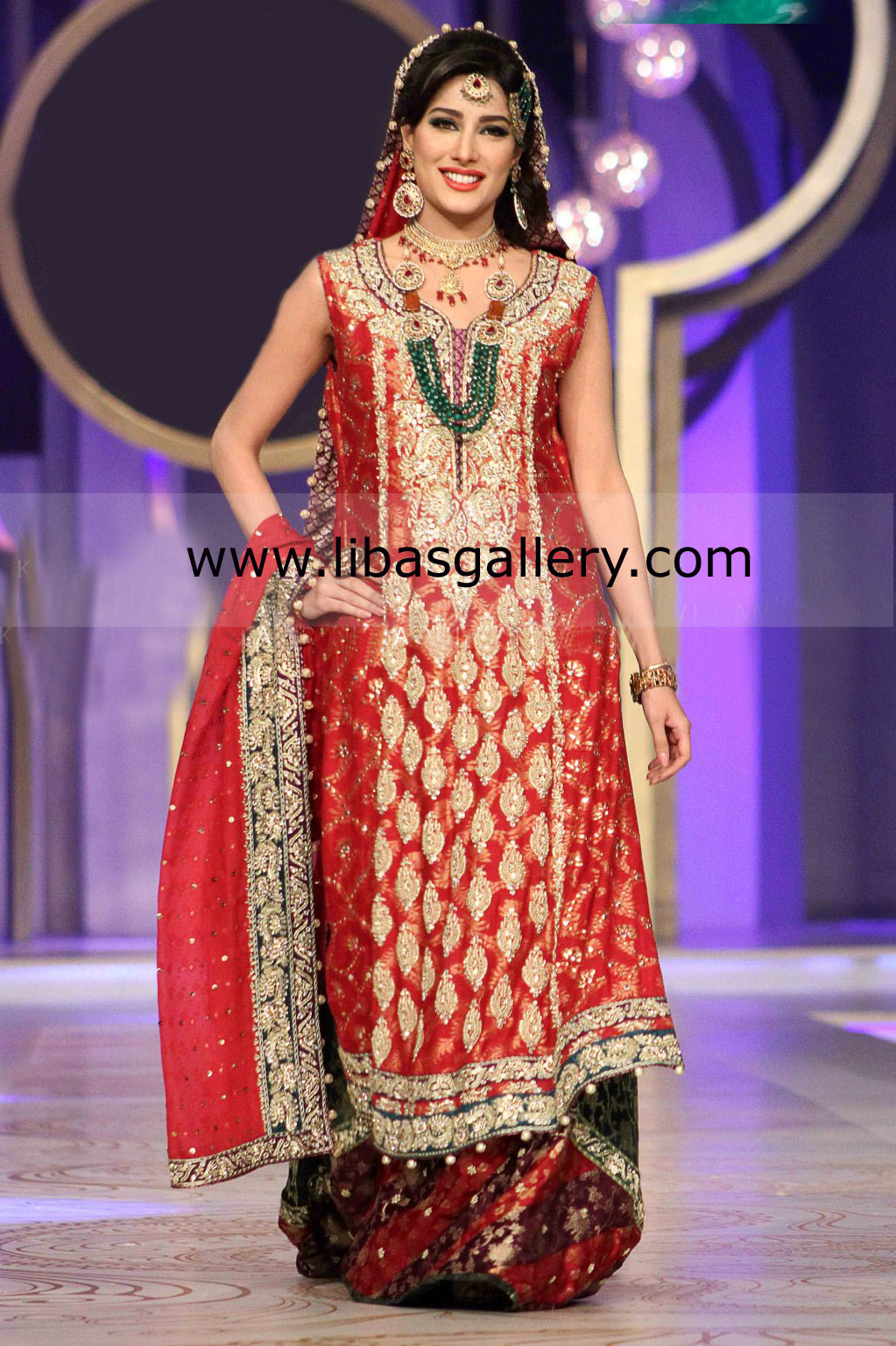 Bridal Sharara Wedding Dresses Collection 2013 By Pakistani