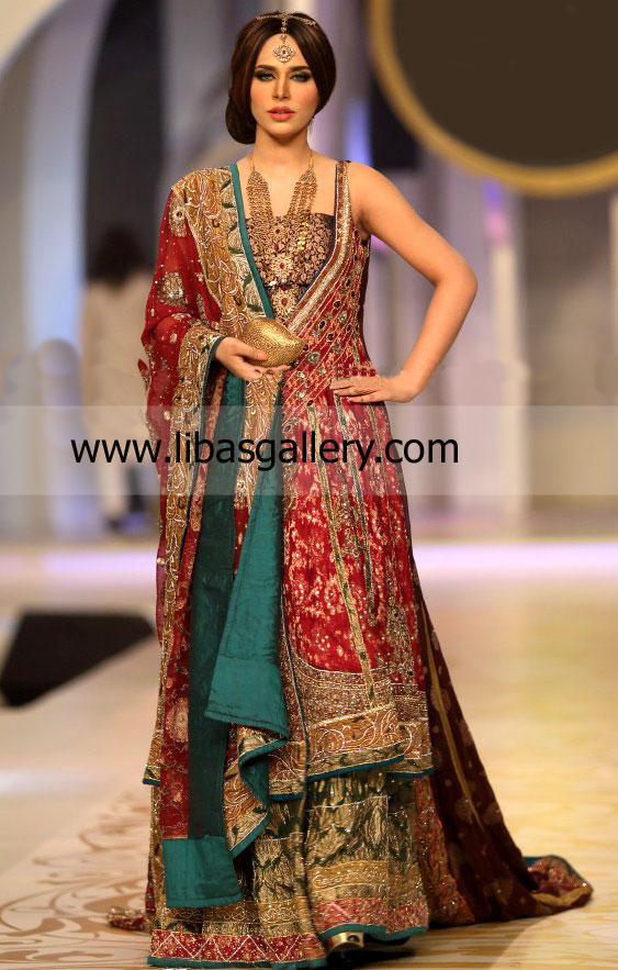 Designer Sharara Dresses For Bridal By Pakistani Designer Lajwanti at Pantene Bridal Couture Week 2013 Burton upon Trent UK Online Shop Designer Sharara Dresses For Bridal By Pakistani Designer Lajwanti at Pantene Bridal Couture Week 2013 Burton upon Trent UK Online Shop