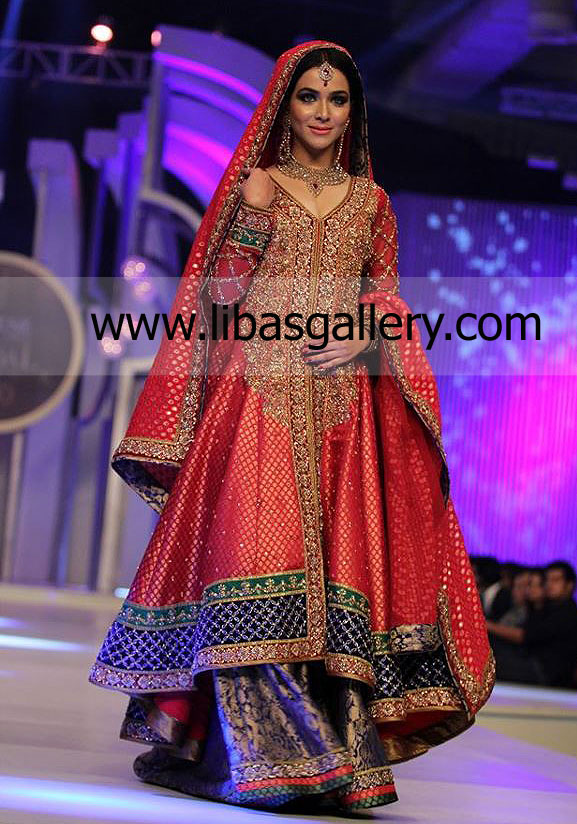Bridal Sharara Lehenga Outfits with Amazing Designs 2013 For Weddings by Pakistani Designer Zaheer Abbas At Bridal Couture Week Buy Online Memphis Tennessee USA Bridal Sharara Lehenga Outfits with Amazing Designs 2013 For Weddings by Pakistani Designer Zaheer Abbas At Bridal Couture Week Buy Online Memphis Tennessee USA