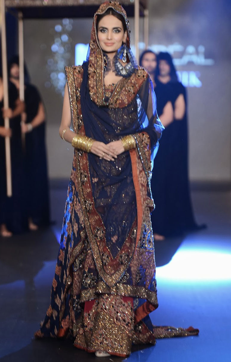 Sonia Azhar Bridal Collection 2013 2014 At Pfdc L Oreal Paris