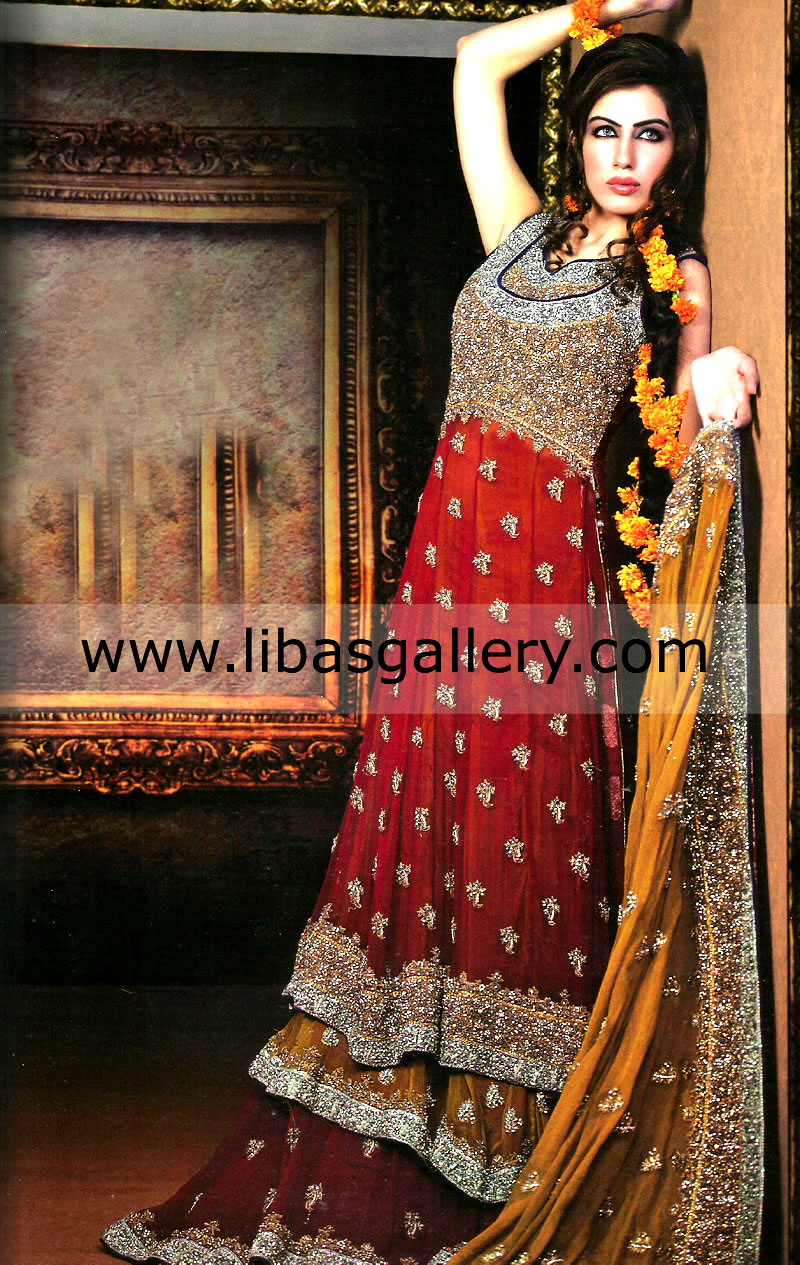 Gorgeous Bridal Collection by Pakistani Designer Zainab Chottani Fashion Show Dresses at Pantene Bridal Couture Week 2014 in New York, New Jersey, California, Texas, Florida, USA