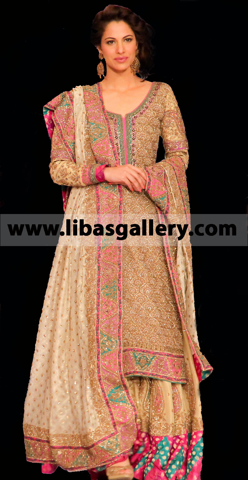 pakistani lacha dress designs