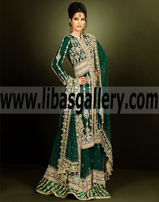 Latest Wedding Lehenga Dress for Walima and Reception Stunning Wedding Lehenga Houston Texas Wedding Lehenga from Pakistan Crimson Bride & You Bridal Lehenga