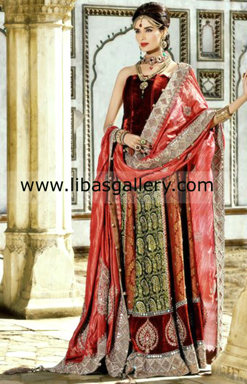 Lehenga  Bridal Suits 2018 Coventry UK, Latest Bridal Lehenga Fashion 2018 Edinburgh UK