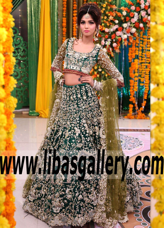 Wondrous Wedding Lehenga for Wedding and Special Occasions Latest Pakistani Designer Lehengas Los Angeles LA California CA USA