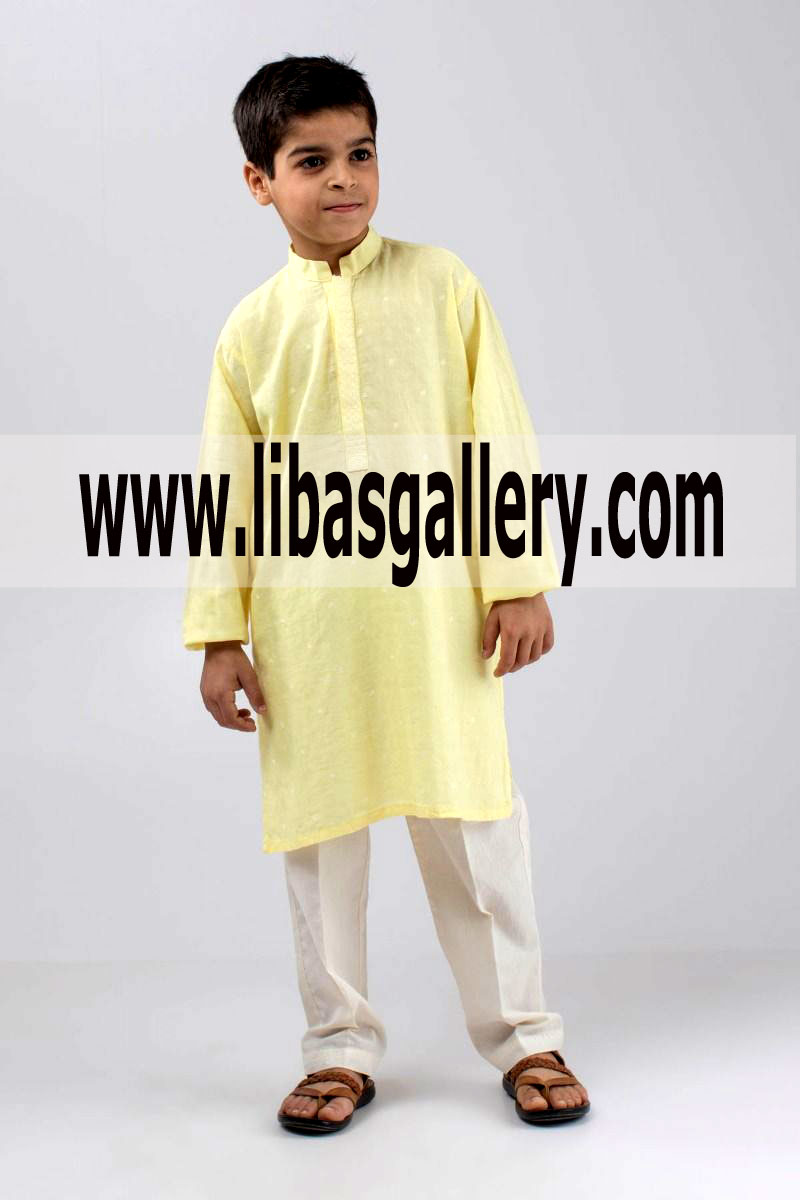 Boys kurta shalwar suit dark shades for muslim community event UK USA Canada Dubai Australia