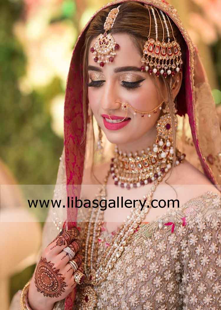 designer jewellery set for wedding jhumer tika choker and beautiful haar Glasgow Manchester UK