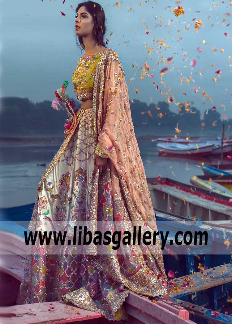Deena Rahman Wedding Dresses High Waist Lehenga Choli New Arrivals Deena Rahman Wedding Collection