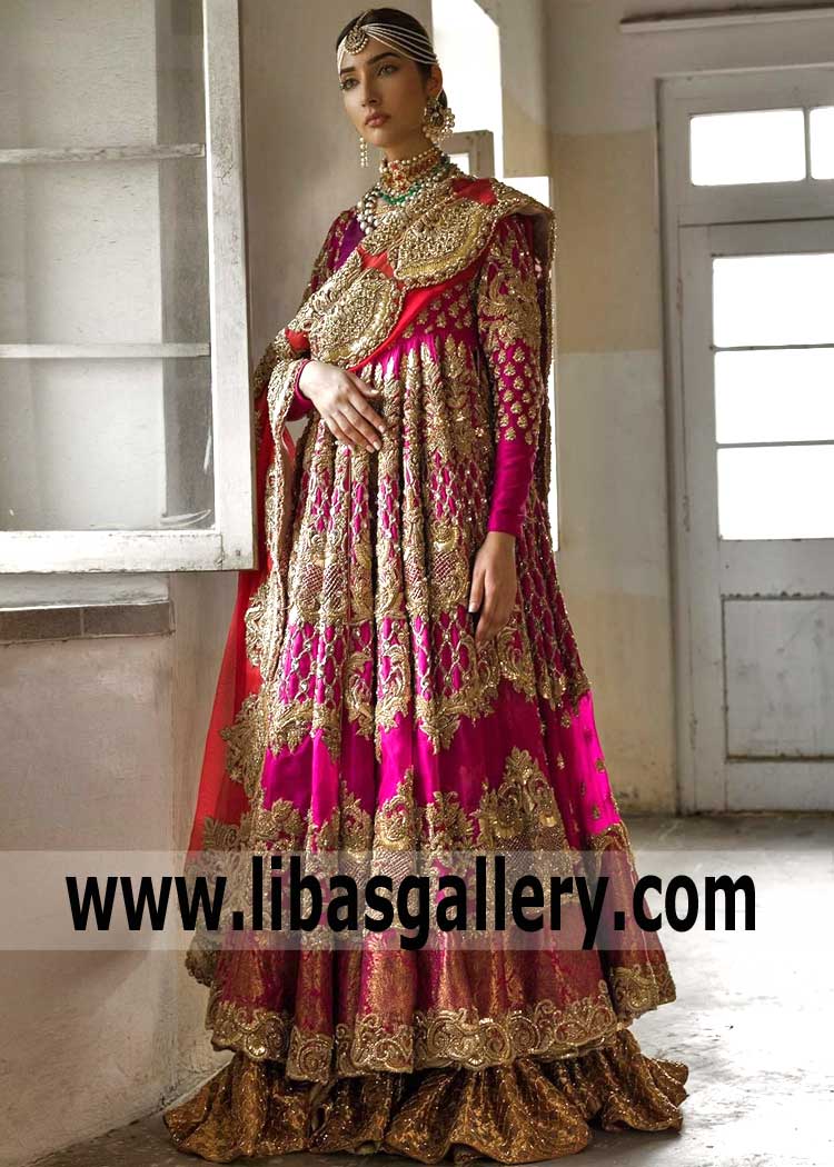 bridal anarkali dress