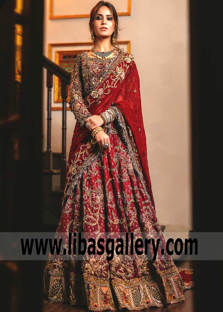 pakistani designer lehenga