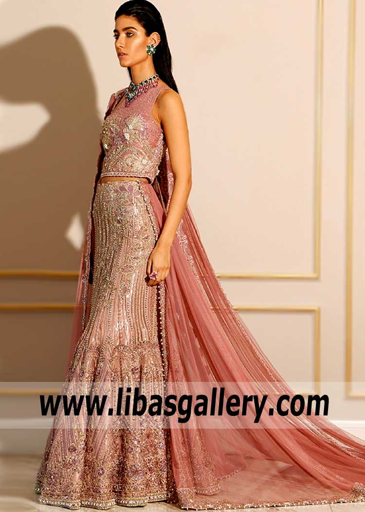 Glorious Lehenga Dresses Mermaid Newcastle UK for Special Occasion Faraz Manan Mermaid Lehenga Designs