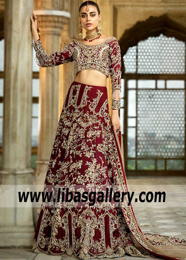 modern bridal lehenga