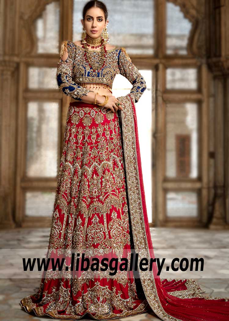 indian bridal ghagra