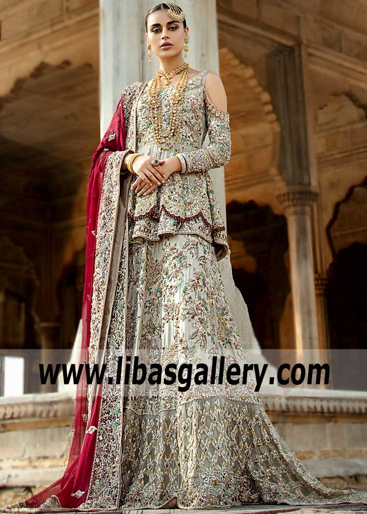 Pakistani Wedding Lehenga Dresses San Diego California CA USA Shazia Kiyani Azul Collection