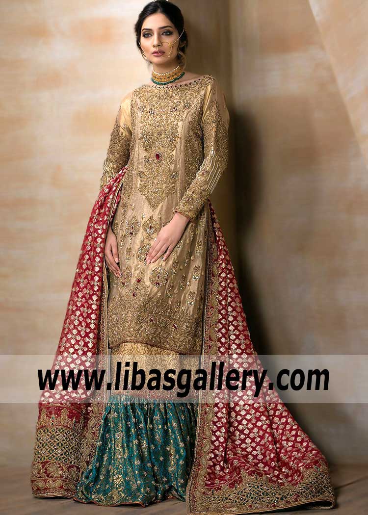 latest bridal gharara designs