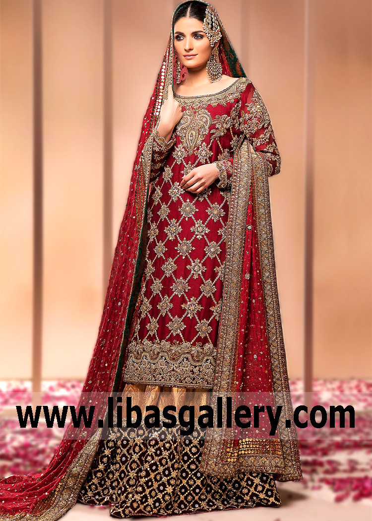 maroon traditional dresses