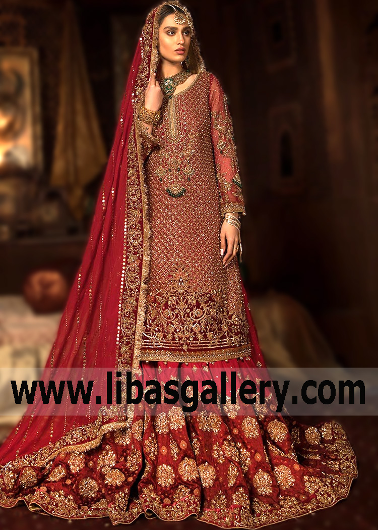 red wedding sharara