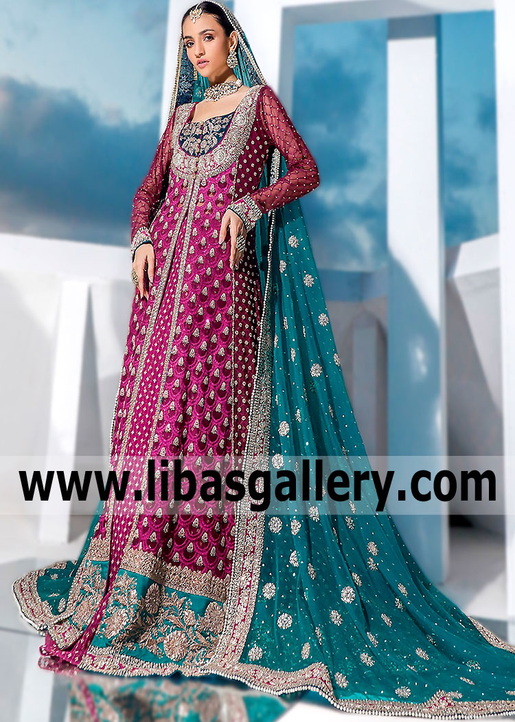 Gorgeous Modern Bridal Maxi Manhattan Wichita Kansas Designer Stylish Dress For Wedding Day