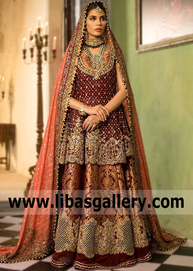 Pakistani Bridal Wear Zainab Chottani Yonkers New York USA Latest Bridal Lehenga Dresses