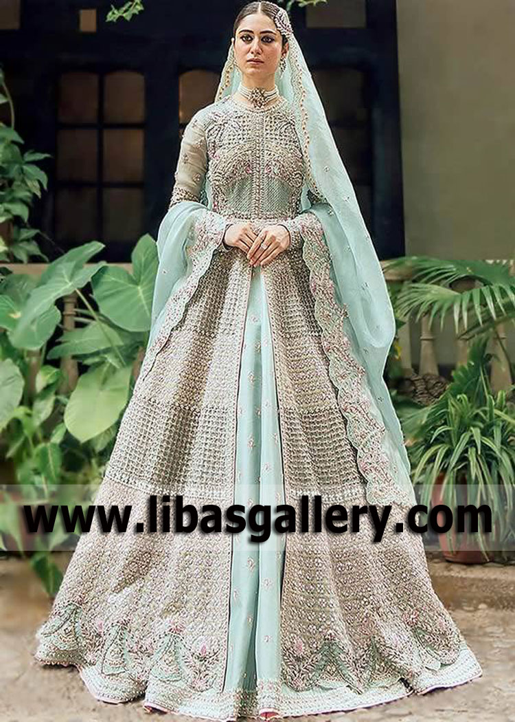 Latest Bridal Pishwas Jackson Heights New York NY USA Buy Pakistani Bridal Pishwas USA