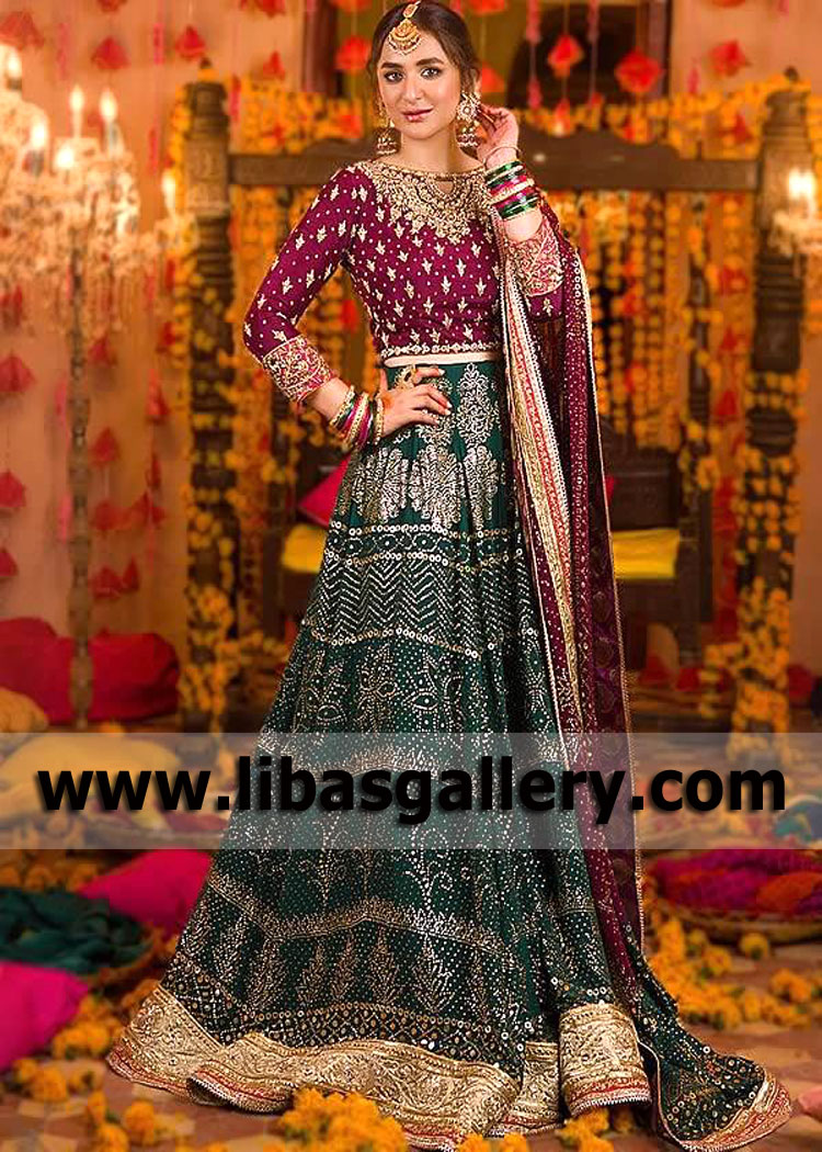 Zainab Chottani Wedding Dresses Zainab Chottani Mehendi Lehenga New Arrivals Zainab Chottani Wedding Collection