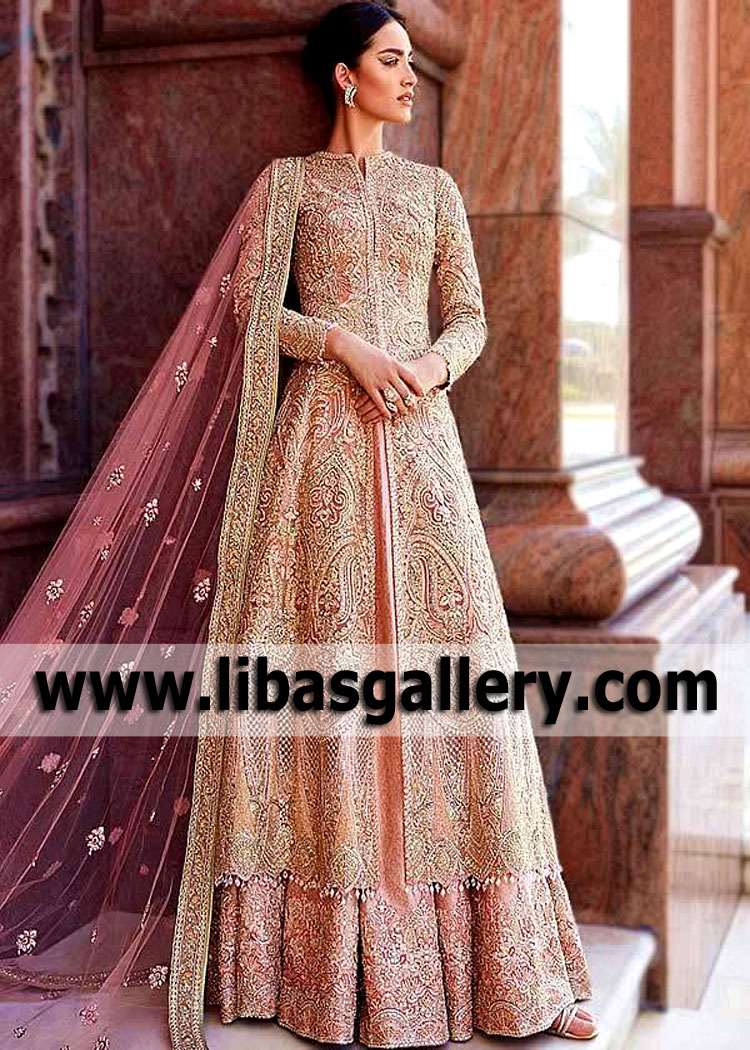 Stunning Lehenga Bridal Dresses Faraz Manan Kingston London UK Pakistani Indian Wedding Lehenga
