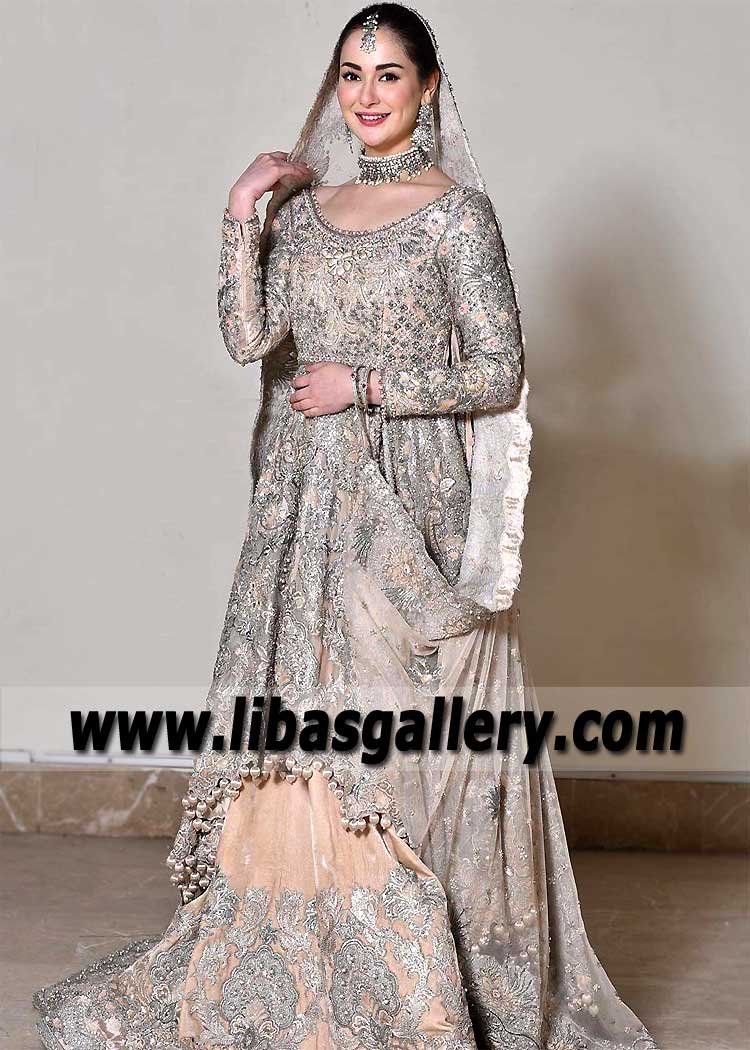 Hania Amir Bridal Dress Pakistani lehenga Bridal Dress with Price UK USA Canada