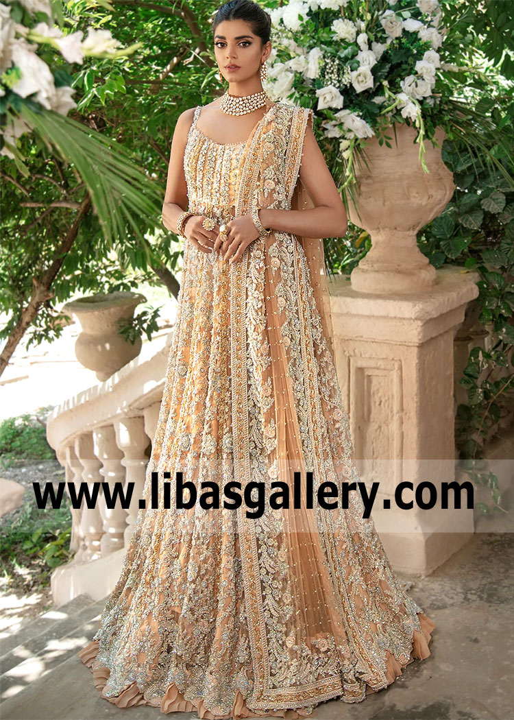 Latest Saira Shakira Bridal Wear Gown Pakistan Trendy Wedding Dresses with price