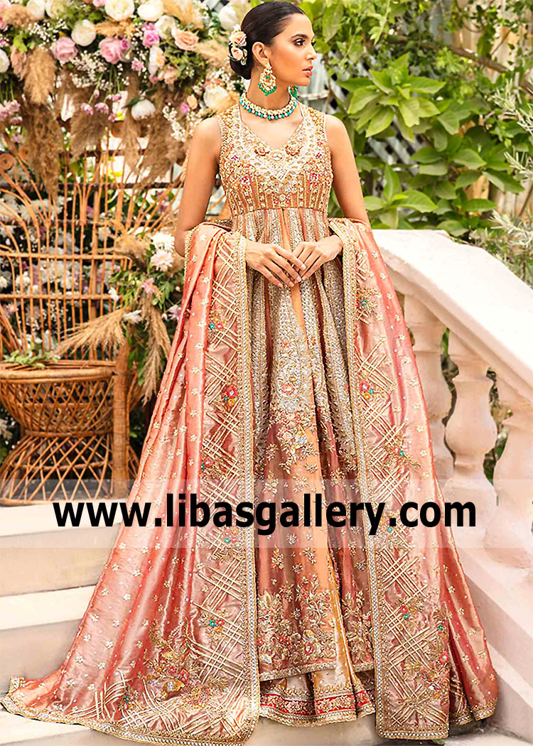 Pakistani Designer Bridal Maxi Dresses Princeton New Jersey NJ US Tena Durrani Wedding Dresses