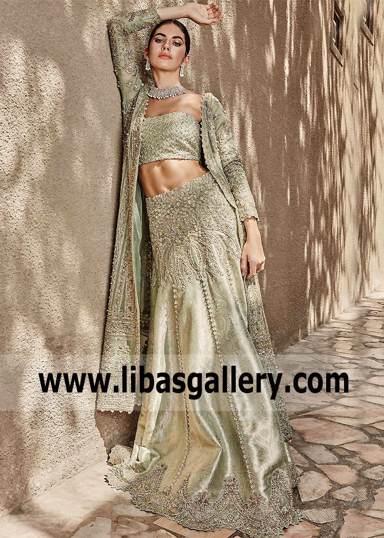 Saira Shakira Wedding Gown Latest Walima Dresses UK USA Canada Pakistani Bridal Lehenga Choli with price