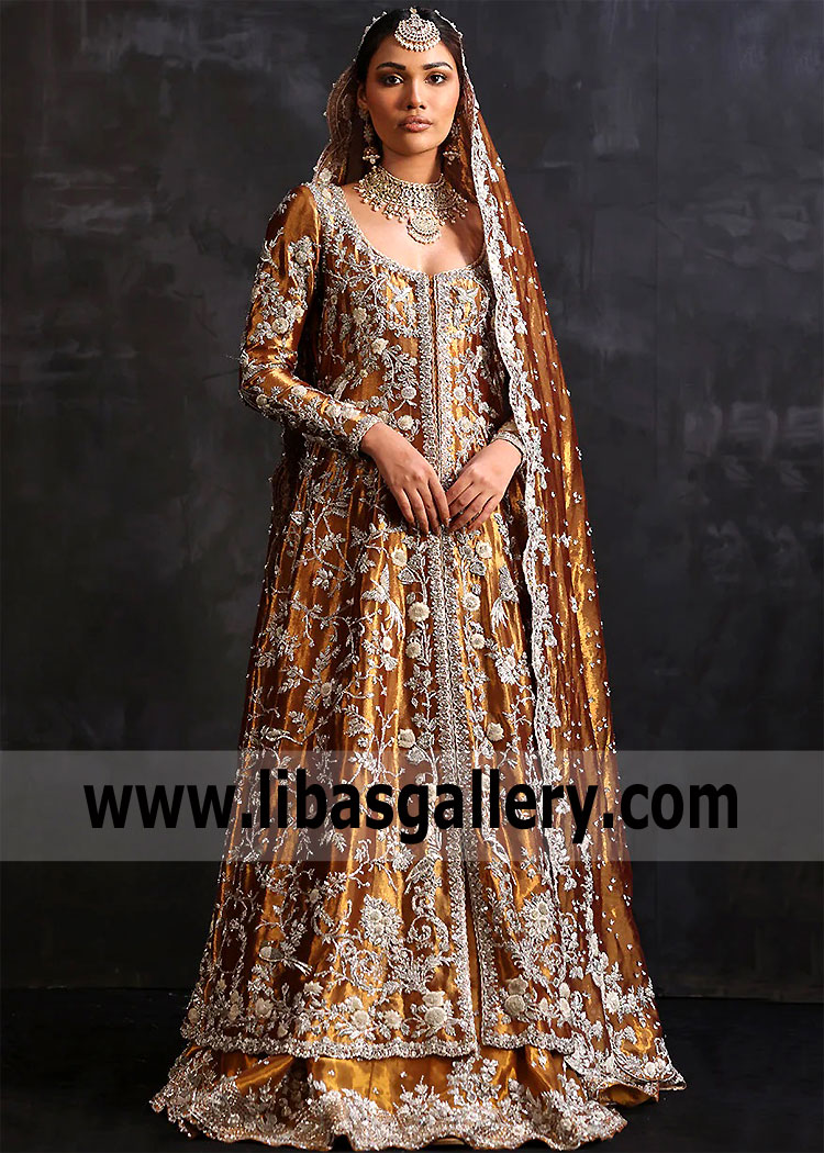 Pakistani Reception Bridal Dresses Rochester New York USA Nida Azwer Wedding Dresses Lehenga for Walima