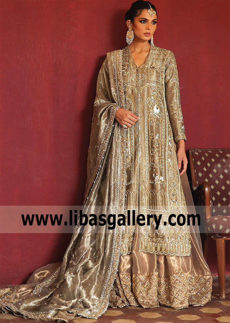 Pakistani Bridal Dresses Oak Tree Road Jackson Heights New York Designer Nida Azwer Bridal Dresses Collection