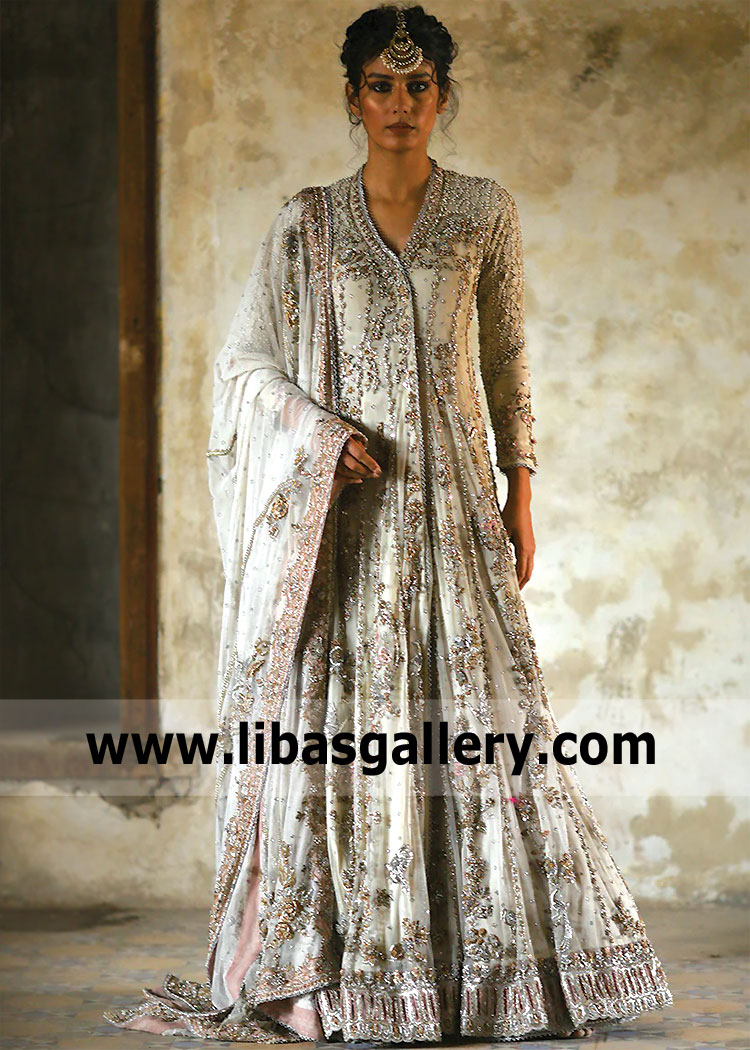 Pakistani Bridal Wear Sydney Australia Designer Nida Azwer Bridal Wear Angarkha Designs with price