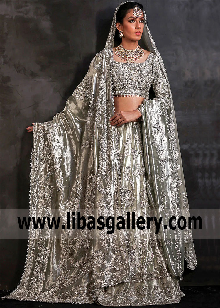 Pakistani Wedding Lehenga Choli Designs Designer Nida Azwer Wedding Dresses collections
