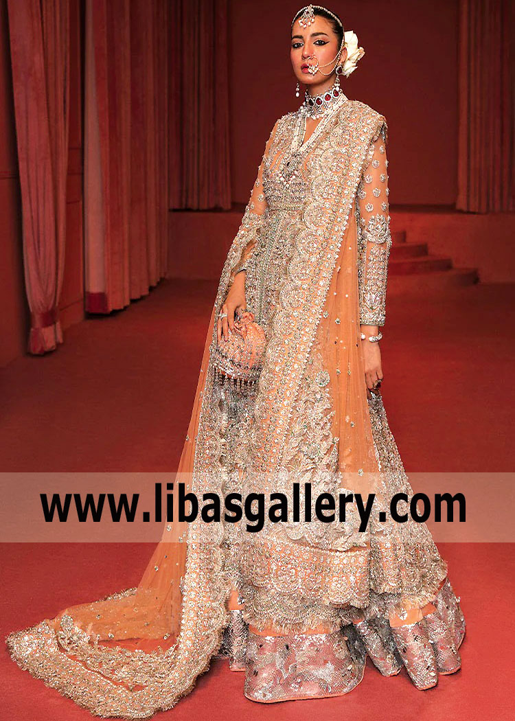 Pakistani Bridal Clothing Hussain Rehar Bridal Dresses Princeton New Jersey NJ US