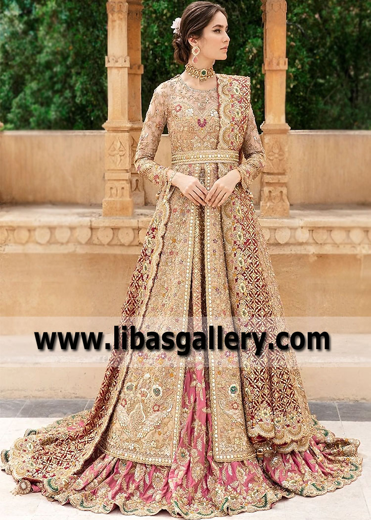 Pakistani Wedding Dresses Gown Richardson Texas TX USA Tena Durrani Wedding Lehenga