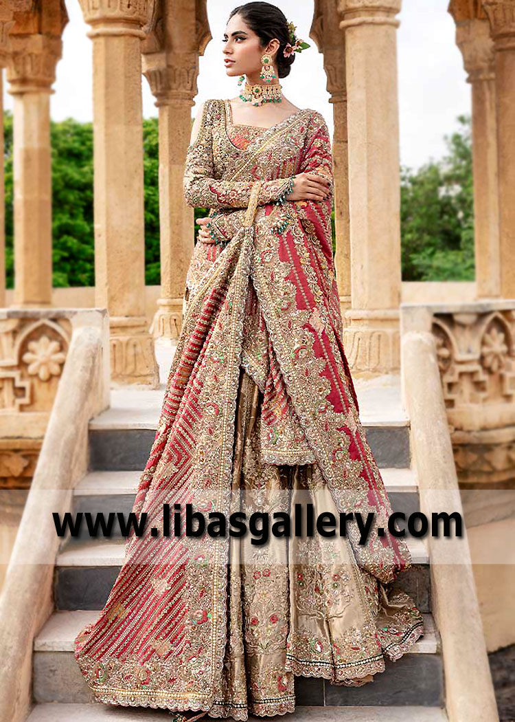 Designer Tena Durrani Bridal Lehenga Collection Newcastle London UK Bridal Lehenga Dress