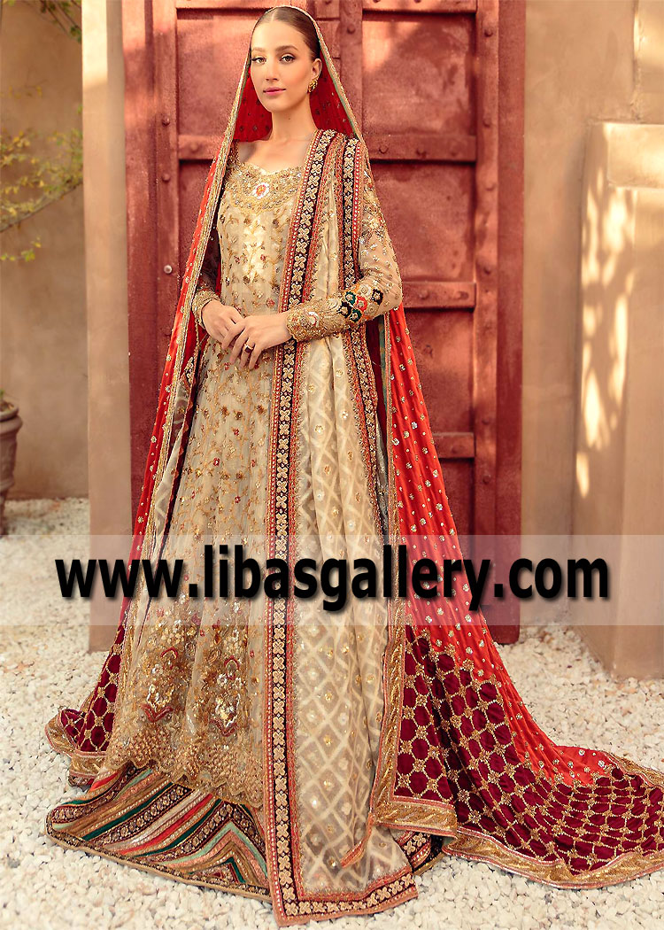 Tena Durrani Chatta Patti Lehenga Wedding Lehenga Rockville Maryland USA Designer Lehenga