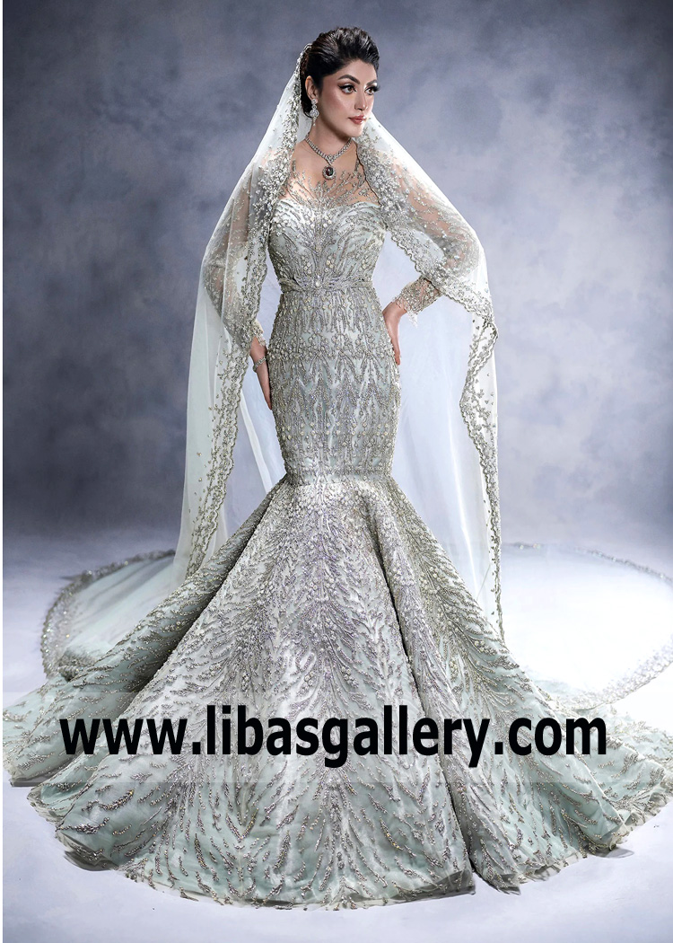 Expressive Shine Bridal Mermaid Gown Dresses for Newlyweds Saddle River New Jersey NJ USA Mermaid Gown