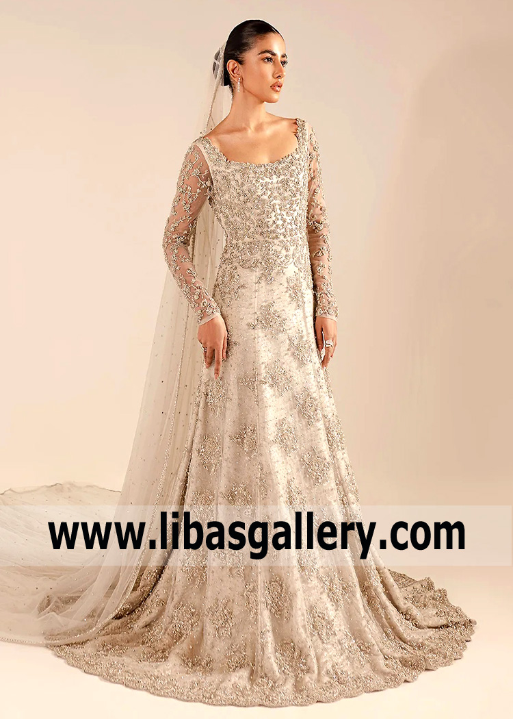 Luxury Masterpiece Bridal Gown Suit Orlando Florida USA Latest Designer Bridal Gown Design