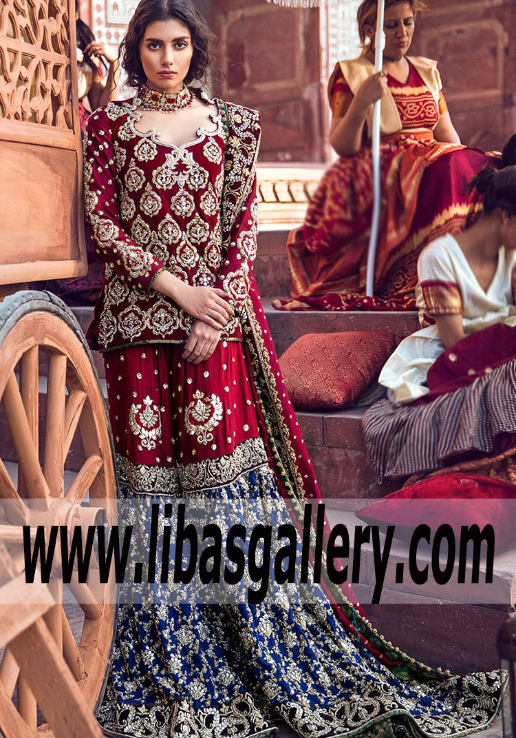 Latest Bridal Outfits Houston Texas TX USA Tabassum Mughal Bridal Collection