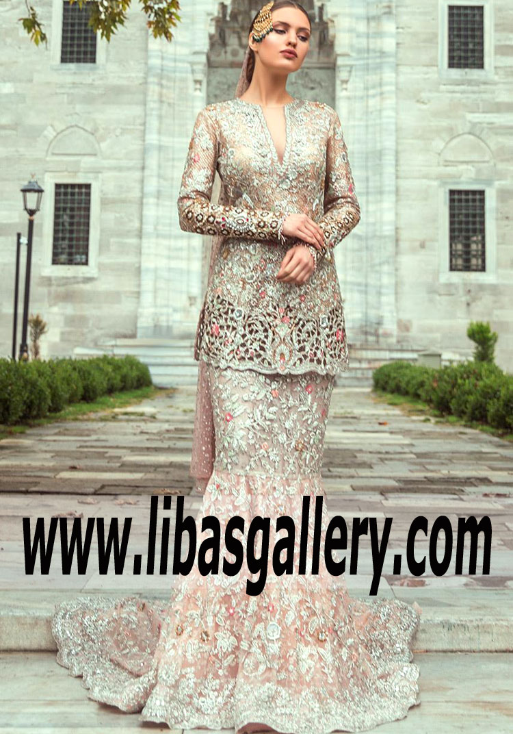 Latest Bridal Lehenga Collection Lawrenceville New Jersey NJ US Sania Maskatiya Bridal Lehenga for Valima