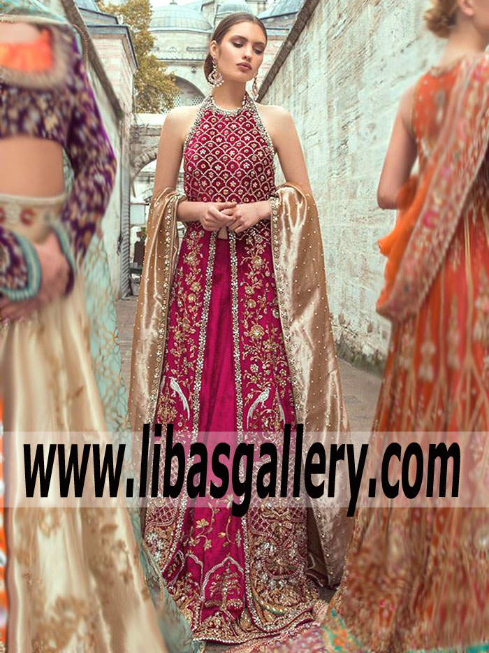 Amazing Bridal Wear Bridal Lehenga Jersey City New Jersey NJ USA Sania Maskatiya SAMARKAND Bridal Wear