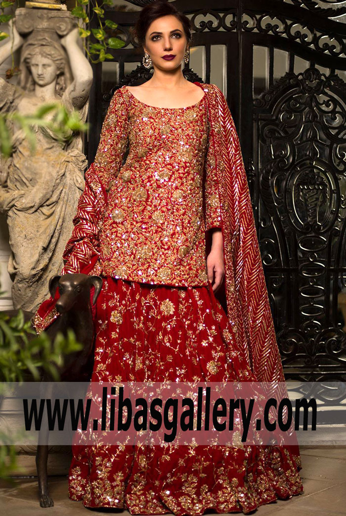 Nida Azwer Luxury & Designer Bridal Dresses Pakistan | Bridal Dresses of UK USA Canada