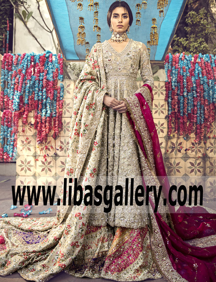 Luxury Wedding Dresses Matawan New Jersey USA Pakistani Designer Suffuse by Sana Yasir Wedding Lehenga Dresses